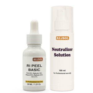 R156 RI PEEL Basic for Chemical Peeling. Professional Use 30ml TCA 12%, Sali 12%, Phenol 12%, Retinol 0.3%, Vit C 4%, Allantoin 3%