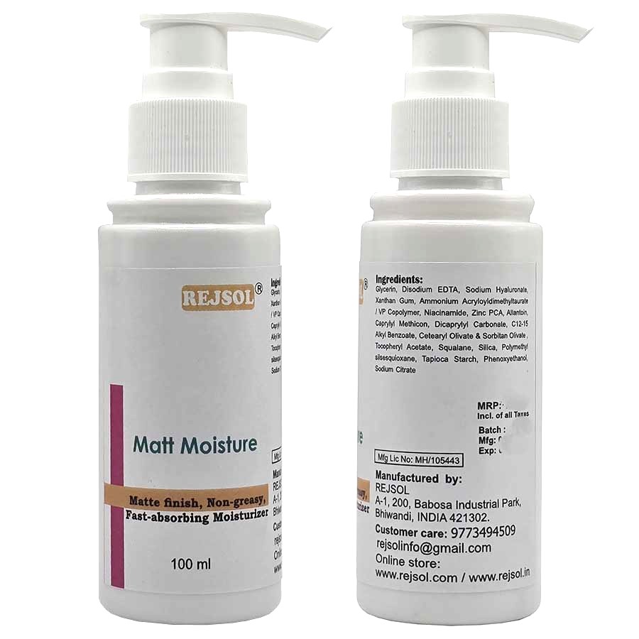 R105 Matt Moisture, Moisturizer 100ml Matte finish, Non-greasy, Fast-absorbing Moisturizer