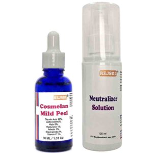 R123 Cosmelan Mild Peel for Chemical Peeling. Professional Use 30ml Glycolic 10%, Lactic 10, Kojic, Niacinamide Hyaluronic, Arbutin, Vit C.