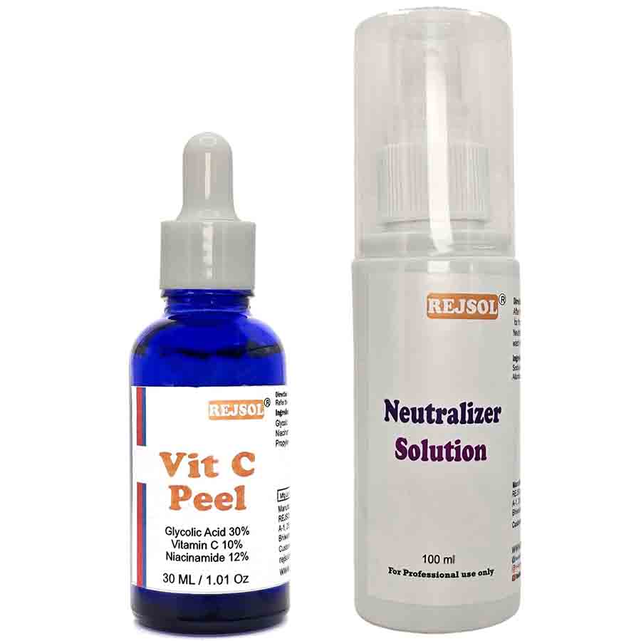R125 Vitamin C Peel for Chemical Peeling. Professional Use 30ml  Glycolic 30, Vit C 10, Niacinamide 12%