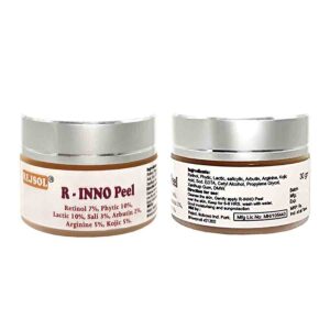 R37A R-INNO Peel 30 GM JAR Peel for Chemical Peeling. Professional Use 30ml  Retinol 7%, Phytic 10%, Lactic 10%, Sali 3%, Arbutin, Arginine, Kojic