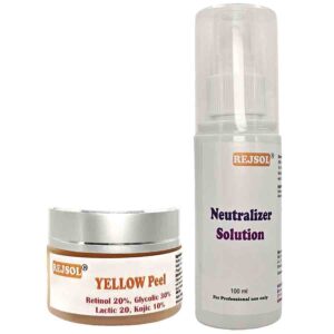 R37 Yellow Peel 30 GM JAR Peel for Chemical Peeling. Professional Use 30ml Retinol 20%, Glycolic 30% Lactic 20%, Kojic 10%