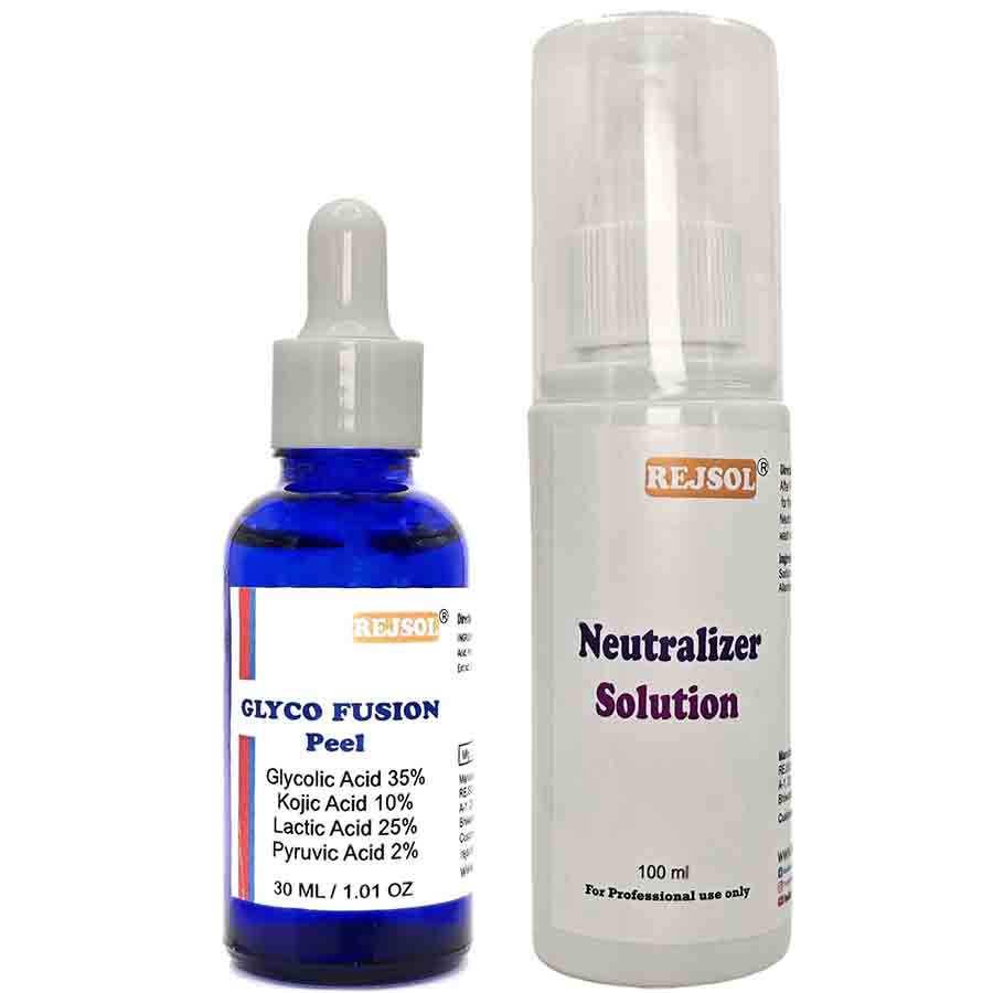 R48 Glyco Fusion Peel for Chemical Peeling. Professional Use 30ml Glycolic 35%, Kojic 10%, Lactic 25%, Pyruvic 2%