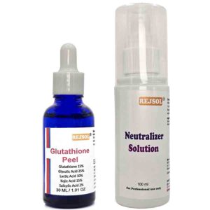 glutathione peeling solution R49 Peel for Chemical Peeling. Professional Use 30ml Glutathione 15%, Glycolic 25%, Kojic 15%, Lactic 10%, Salicylic 2% – Rejsol bpc-157 safety research &