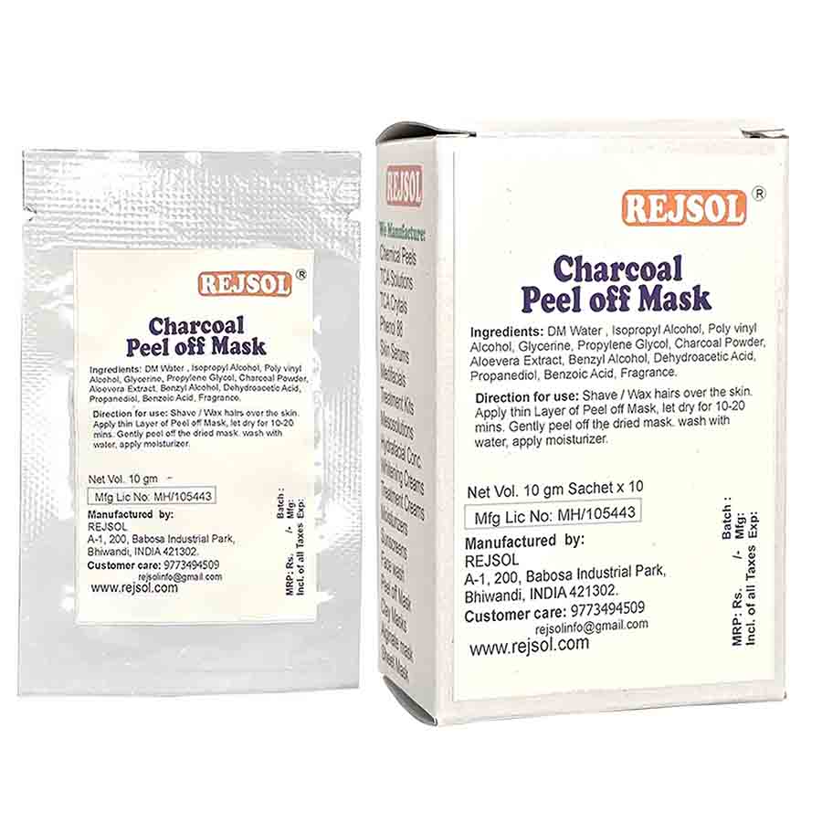 R79 ACTIVATED BAMBOO CHARCOAL PEEL OFF MASK 10 GM Sachet 10Nos