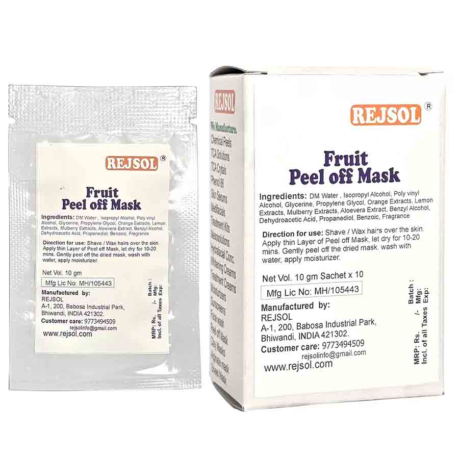 R80 FRUIT PEEL OFF MASK 10 GM Sachet 10Nos