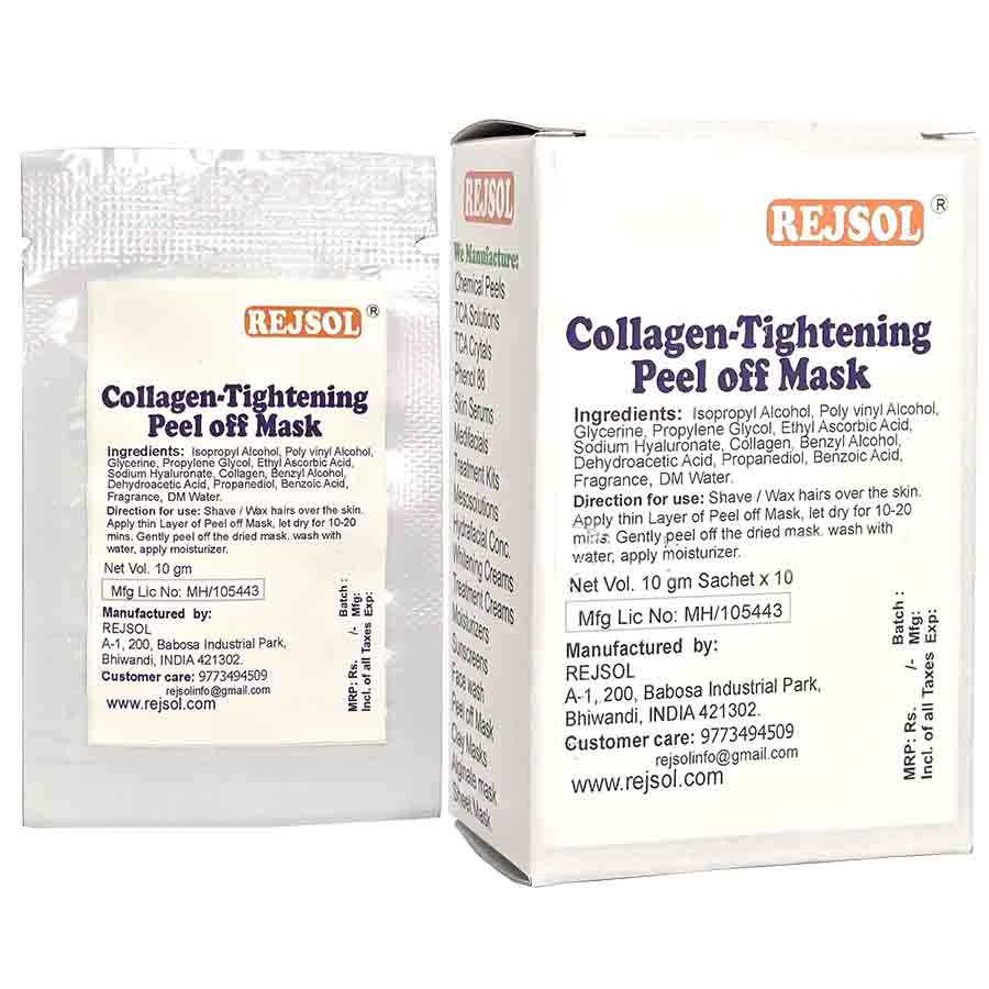 R83 COLLAGEN -TIGHTENING PEEL OFF MASK 10 GM Sachet 10Nos